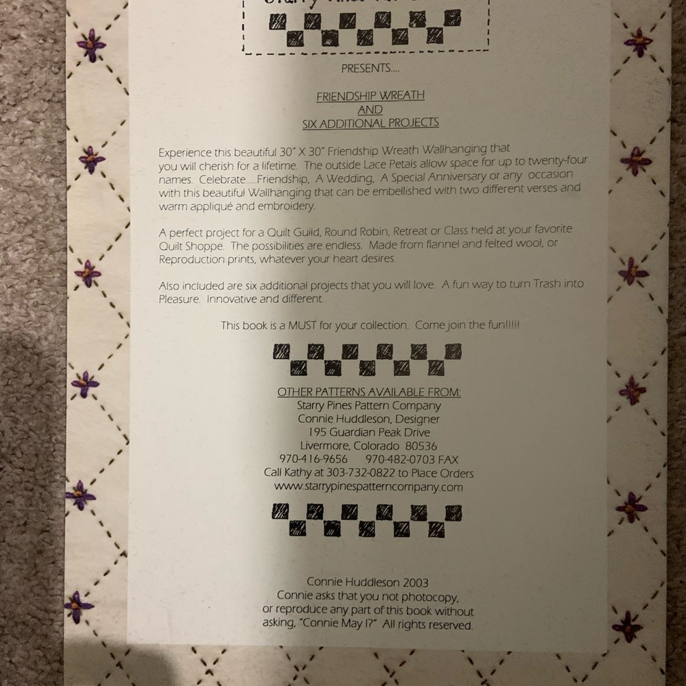 Quilting Pattern - Picture 2 of 2